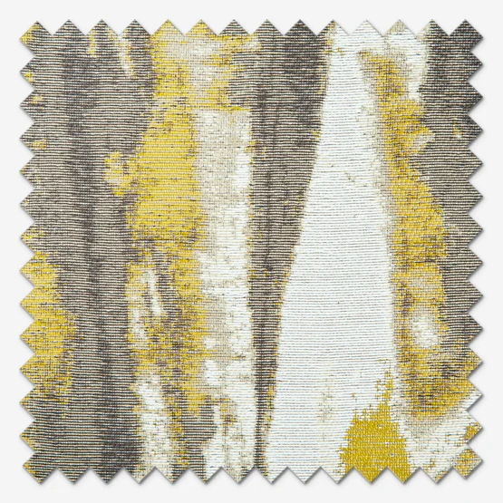 Harlequin Eco Takara Ochre and Temple Grey cushion