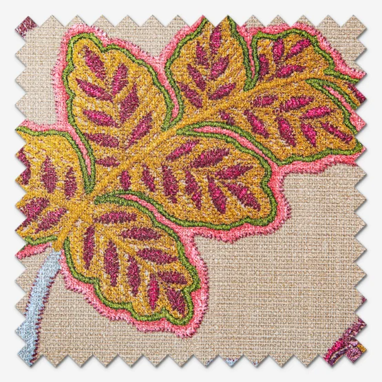 Chanderi Cerise roman