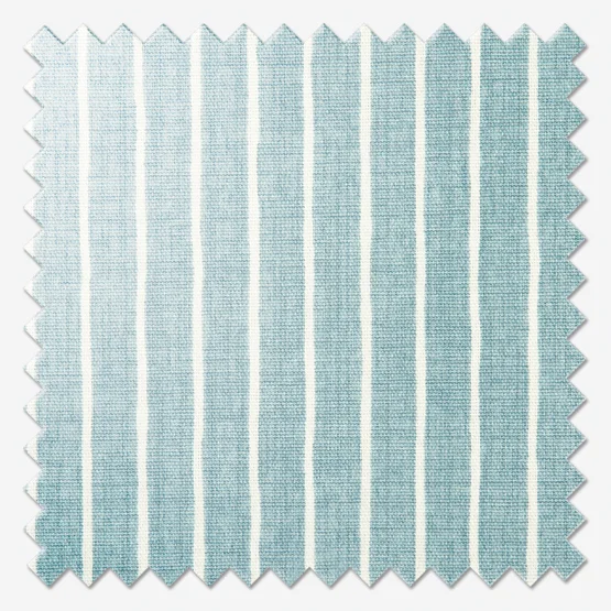 Pencil Stripe Ocean curtain
