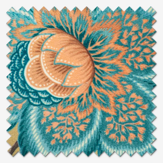 Sarita Velvet Ochre lamp_shade