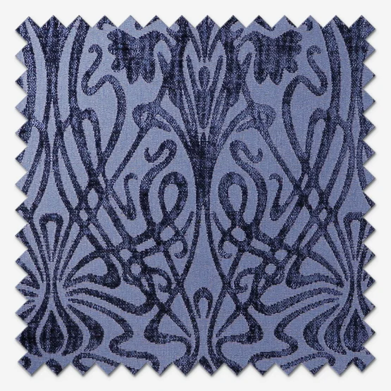 Tiverton Indigo lamp_shade