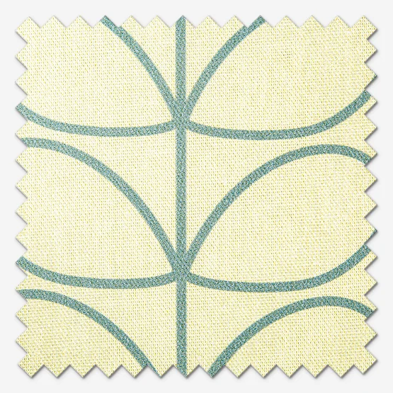 Orla Kiely Linear Stem Dark Powder Blue roman