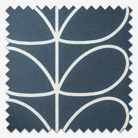 Orla Kiely Linear Stem Navy Whale roman