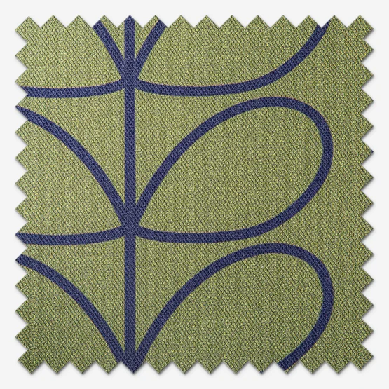 Orla Kiely Linear Stem Olive and Black roman