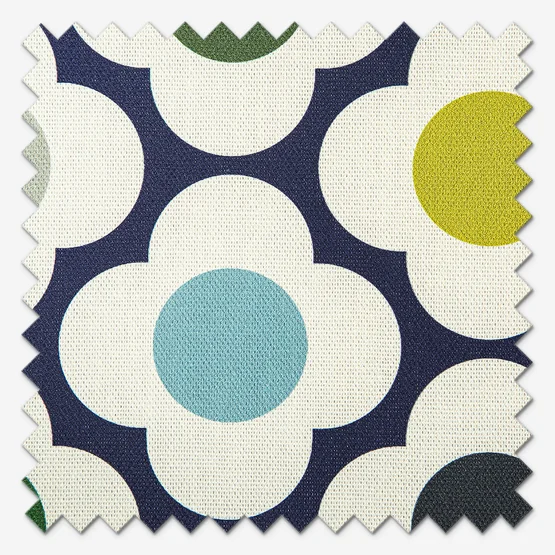 Orla Kiely Spot Flower Ditsy Blue Multi roman