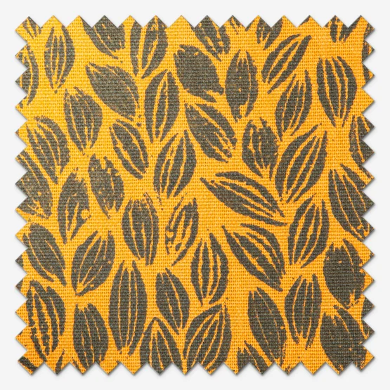 Scion Cedar Tangerine curtain