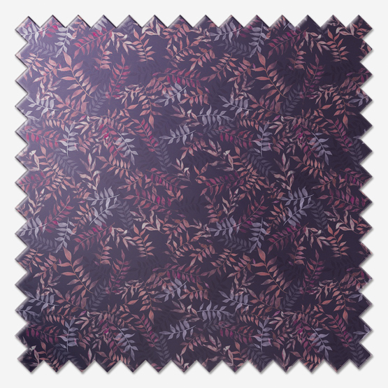 Sonova Studio Kaleidoscope Leaves Amethyst curtain