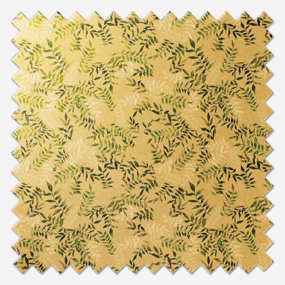 Sonova Studio Kaleidoscope Leaves Ochre curtain