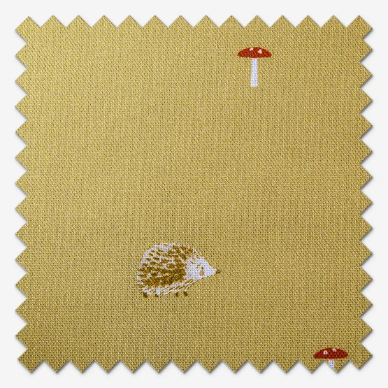 Sophie Allport Woodland Hedgehog Mustard roman