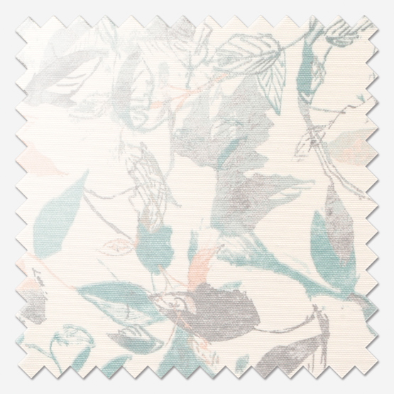 Touched By Design Colina Leaf Blush & Teal roman