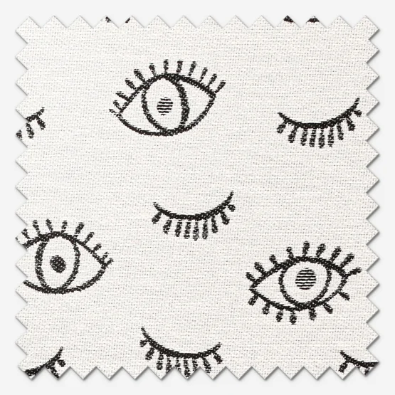 Wink Mono White curtain