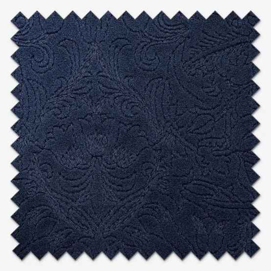 William Morris At Home Lodden Embroidery Indigo curtain
