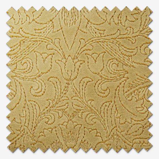 William Morris At Home Lodden Embroidery Ochre roman