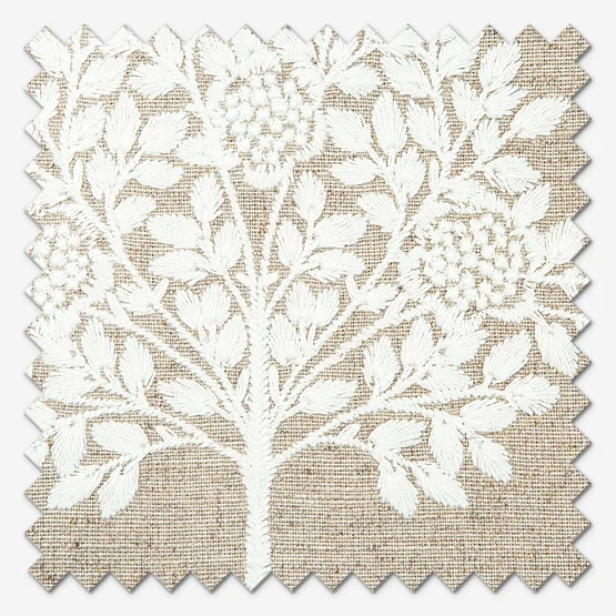 William Morris At Home Marigold Tree Embroidery Linen roman