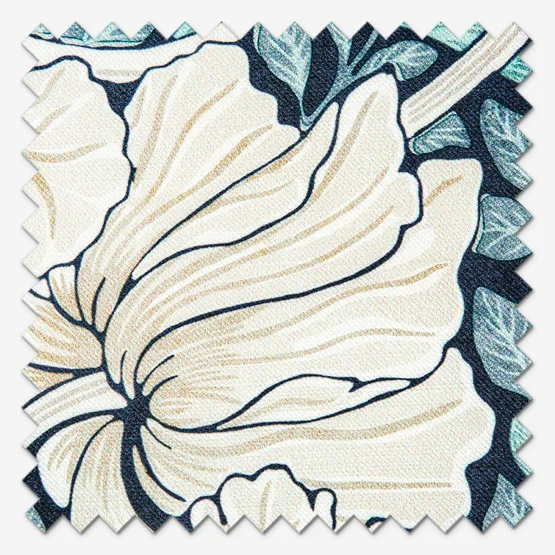 William Morris At Home Pimpernel Velvet Indigo roman