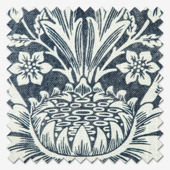 William Morris At Home Sunflower Indigo curtain
