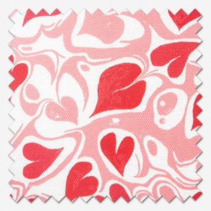 Cath Kidston Marble Hearts Ditsy Red