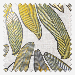 Edinburgh Weavers Tropical Leaf Natural