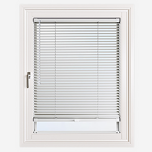 Pure White Easy Click Wooden Blind