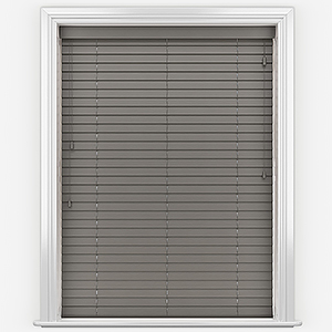 Aspect Graphite Grey Faux Wood Venetian Blind