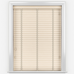 Hikari Bamboo Sandstone with Alabaster Tapes Wooden Venetian Blind