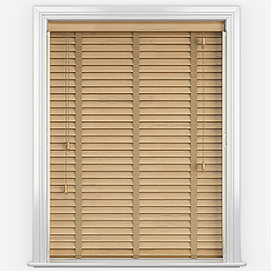 Dalby Trully Oak with Hessian Tapes Wooden Venetian Blind