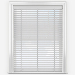 Embossed Dove Grey with Lunar Tapes Wooden Venetian Blind