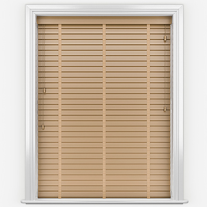 WoodLux Elegant Oak with Tapes Faux Wood Venetian Blind