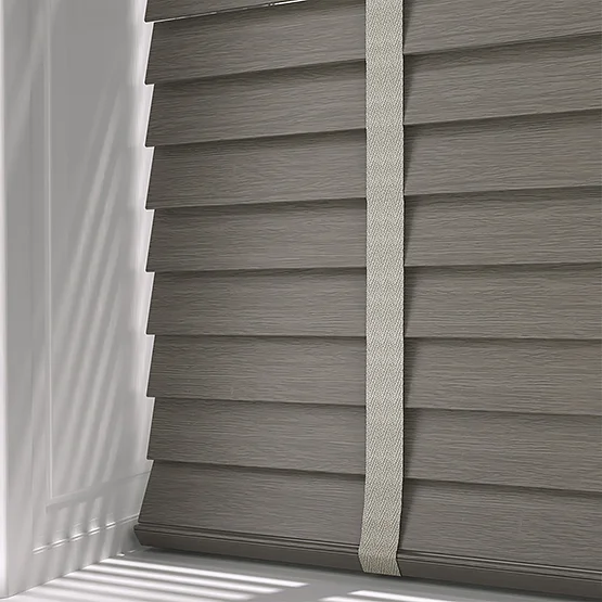 Aspect Graphite Grey with Light Grey Tapes venetian