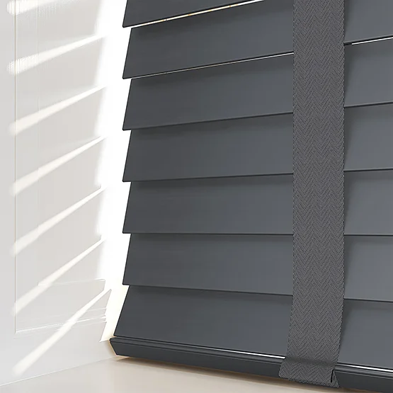 Dalby Bamboo Barsa Dark Grey with Static tapes venetian