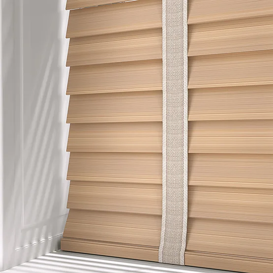 Opulence Bamboo Scandi Oak with Idylic Tapes venetian