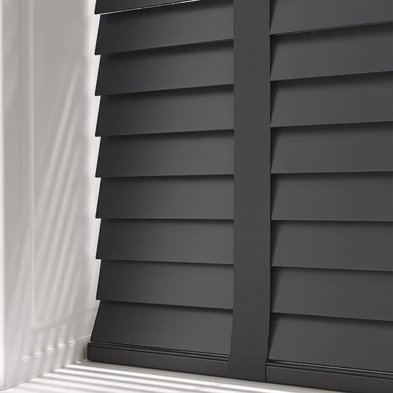 Opulence Bamboo Cinder with Anthracite Tapes venetian