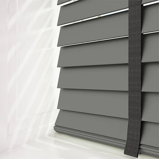 Statement Slate Grey with Jet Tapes venetian