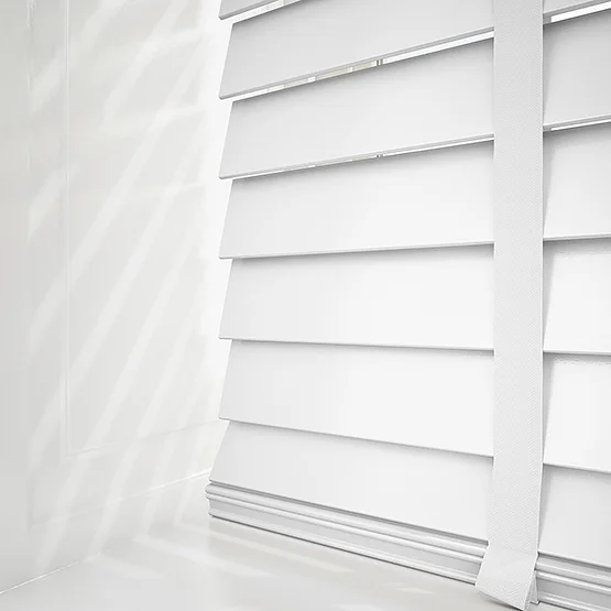 Designer Pure White with Tapes venetian