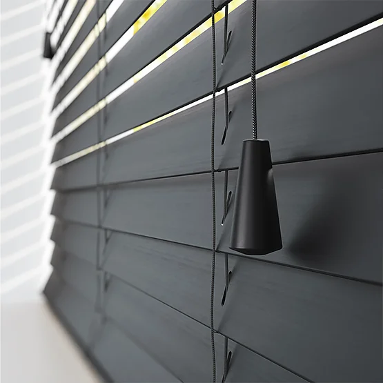 Dalby Bamboo Jarrah Black venetian