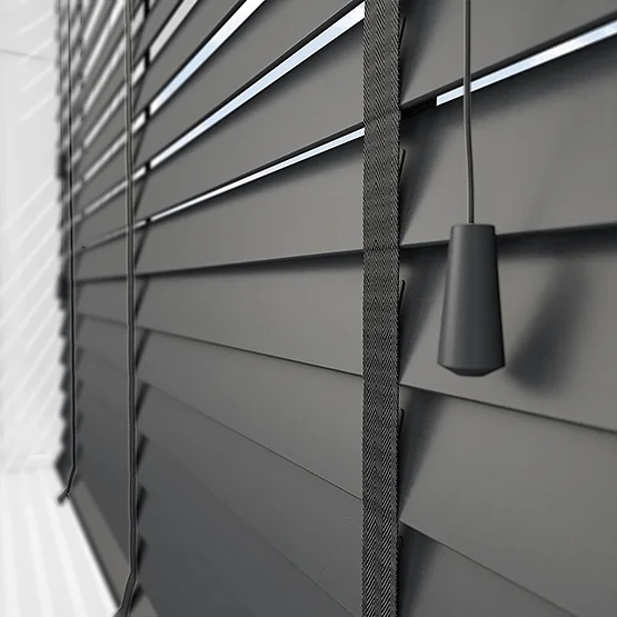 Dalby Graphite Grey with Jet Tapes venetian