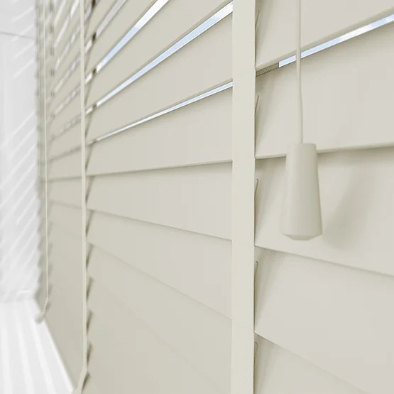 Dalby Greige with Mist Tapes venetian