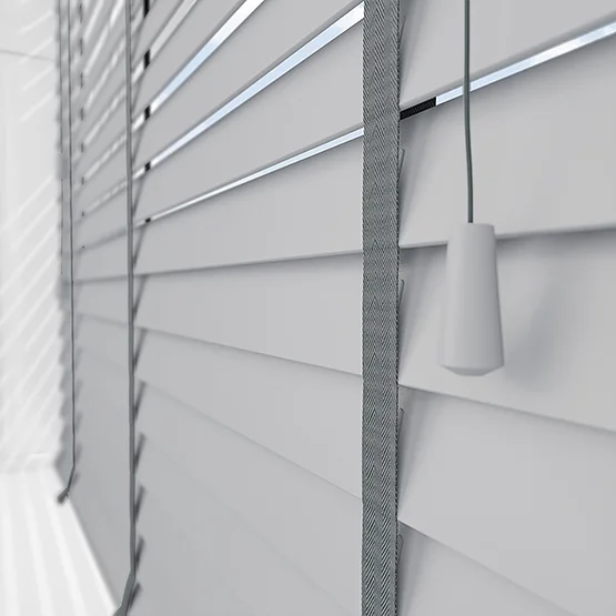 Dalby Mid Grey with Slate Tapes venetian