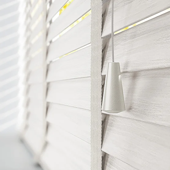 Dalby White Smoke Oak with Dove Tapes venetian