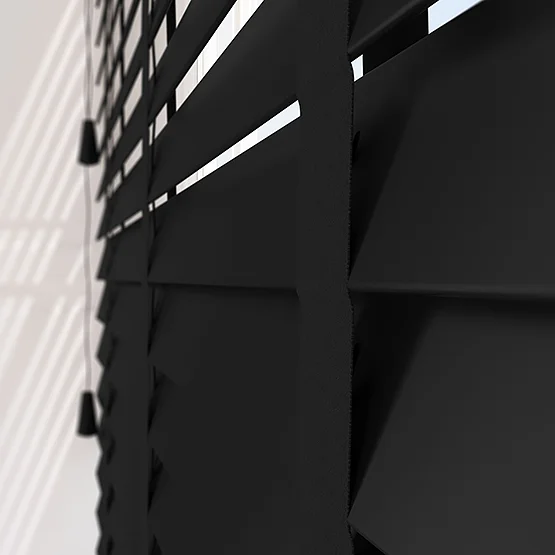 Opulence Black with Black Tapes venetian