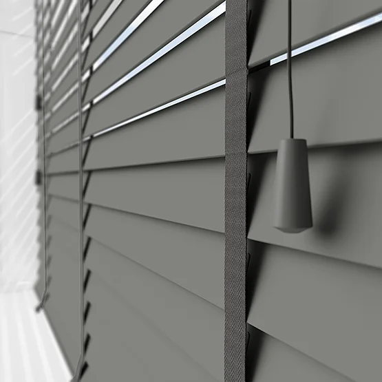 Statement Slate Grey with Jet Tapes venetian