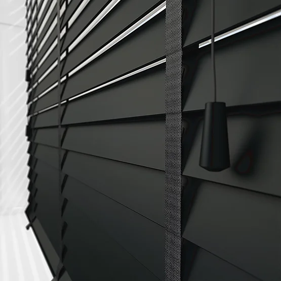 Dalby Black with Jet Tapes venetian