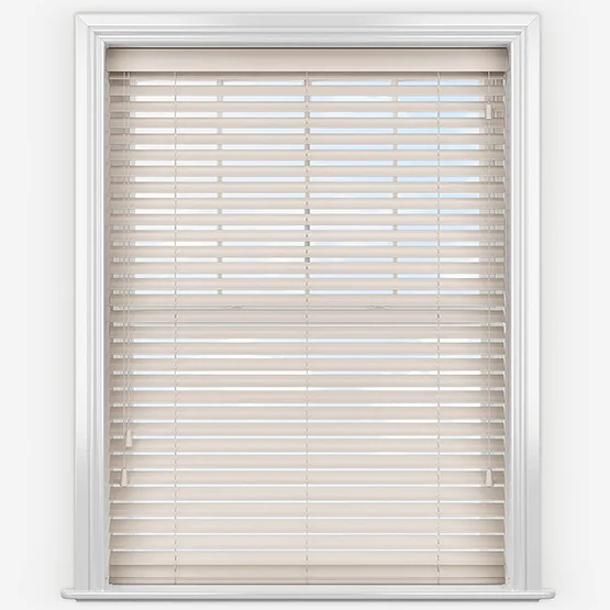 Hikari Bamboo Brushed Oyster venetian