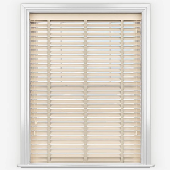 Hikari Bamboo Sandstone with Alabaster Tapes venetian