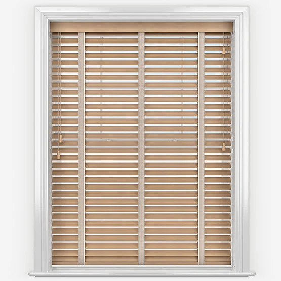 Opulence Bamboo Scandi Oak with Idylic Tapes venetian