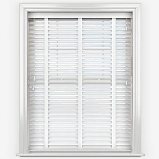 Opulence Bamboo White with Natural Tapes venetian