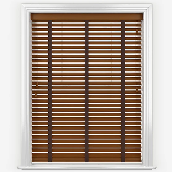 Opulence Golden Oak with Cocoa Tapes venetian