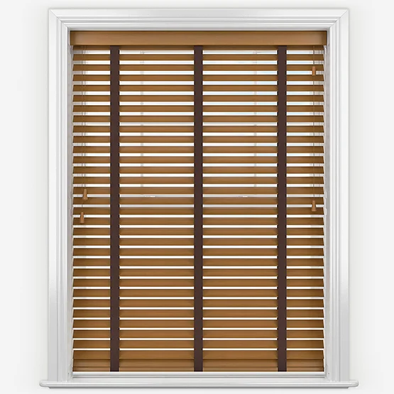 Opulence Light Oak with Cocoa Tapes venetian