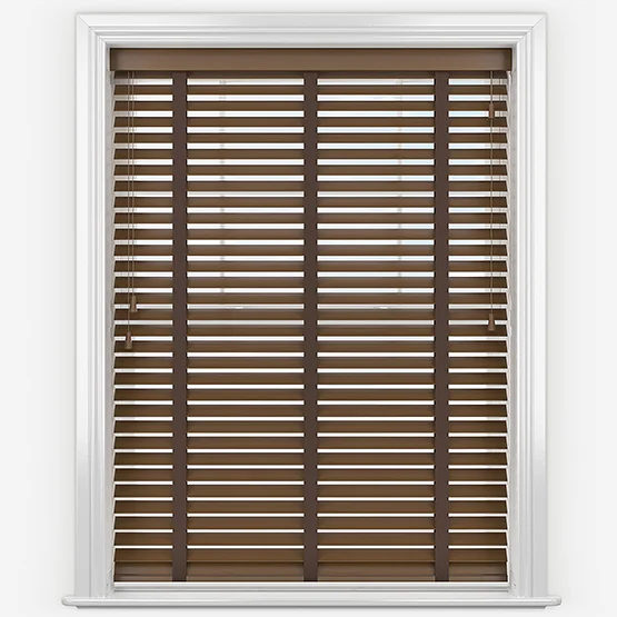 Opulence Walnut with Cocoa Tapes venetian
