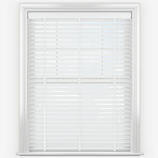 Dalby Winter White with Cotton Tapes venetian